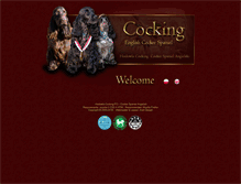 Tablet Screenshot of cocking.spaniele.pl